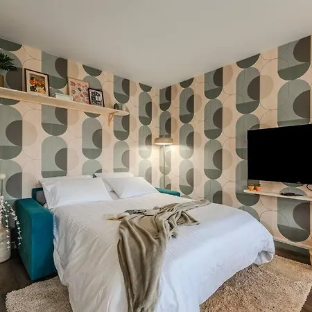 Agape By Kleidos -disney A 10min, T2 , 4p, Parking Gratuit Et Terrasse Apartment Magny-le-Hongre