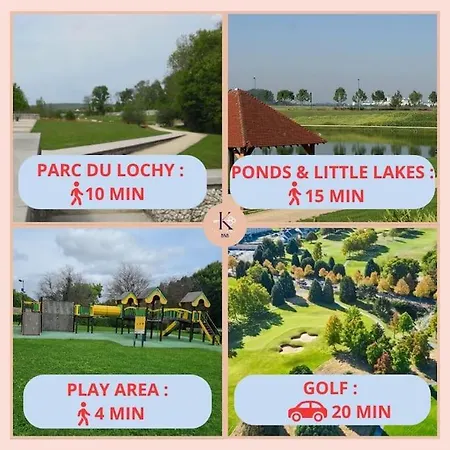 Agape By Kleidos -disney A 10min, T2 , 4p, Parking Gratuit Et Terrasse